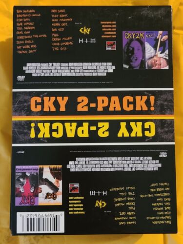 CKY 2 Pack DVD Box Set SIGNED By BAM MARGERA April Phil Trilogy Round 1 & 2 NEW!