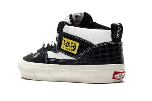 Vans x Carpet Company Skate Half Cab | Mens 10.5 | Black Croc Embossed Leather