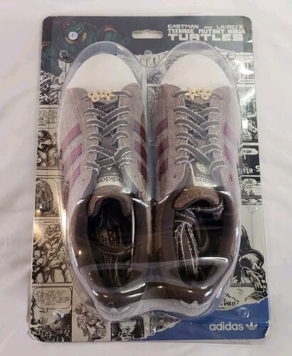 Adidas x TMNT Master Splinter Shelltoe | US Size 12.5 | Extra Laces + Comic Book