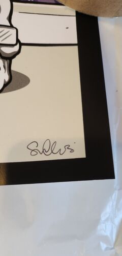 StrangeLove Skateboards Goth Puppet Print GLOW IN DARK Signed 40/100 Sean Cliver