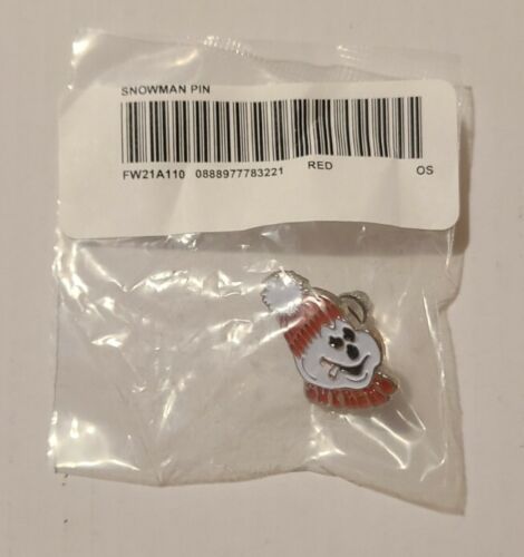 SUPREME/ SNOWMAN PIN/ RED/ FW21 WEEK 17 (IN HAND) AUTHENTIC BRAND NEW