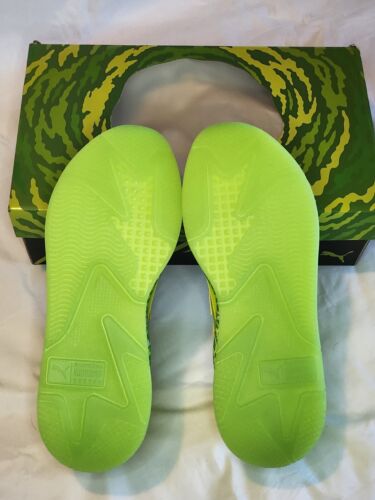 PUMA RS-X x Rick and Morty Safety Yellow Mens Size 12 Brand New W/ OG Box