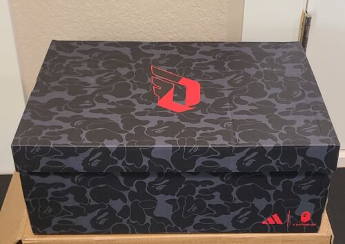 Bape x Dame 9 Adidas RED CAMO | Mens Sz 11.5 | 2024 Bathing Ape Basketball Shoes