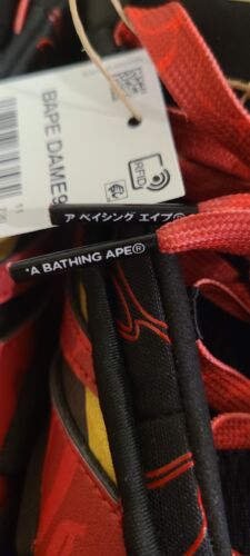 Bape x Dame 9 Adidas RED CAMO | Mens Sz 11.5 | 2024 Bathing Ape Basketball Shoes