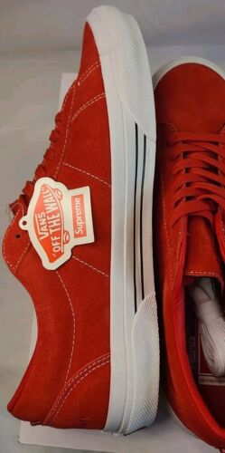 Supreme × Vans Sid RED | Mens Size 12 | "Fuck Em!" Ships FAST! Fashion Sneakers