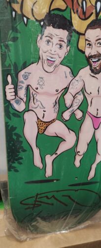 Steve-O & Chris Pontius Wildboyz Signed Deck AUTOGRAPHED! 8.25" MTV Skateboard🔥