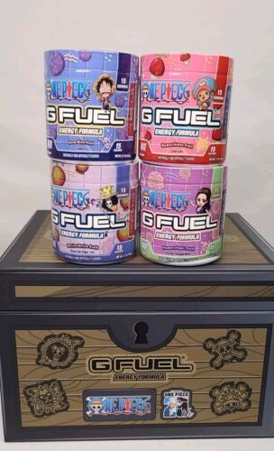 Gfuel x One Piece Treasure Chest Collectors Box | Devil Fruit Flavors Luffy Nico