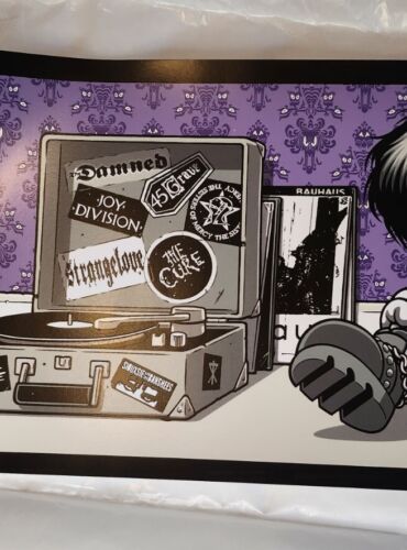 StrangeLove Skateboards Goth Puppet Print GLOW IN DARK Signed 40/100 Sean Cliver