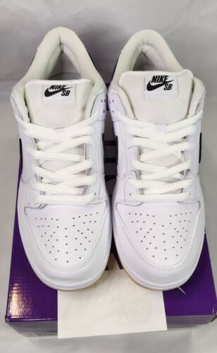 Nike SB Dunk Low Pro White Gum | Mens Size 13 | White Black Gum Pack SHIPS FAST