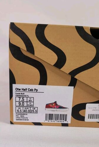 Vans x Parra OTW Half Cab | Mens Sz 7.5 / Womens 9 | 2024 Collab SUPER LIMITED!
