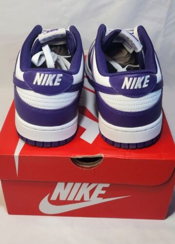 Nike Dunk Low Retro "Court Purple" | Mens Size 11.5 | White Purple Leather NEW