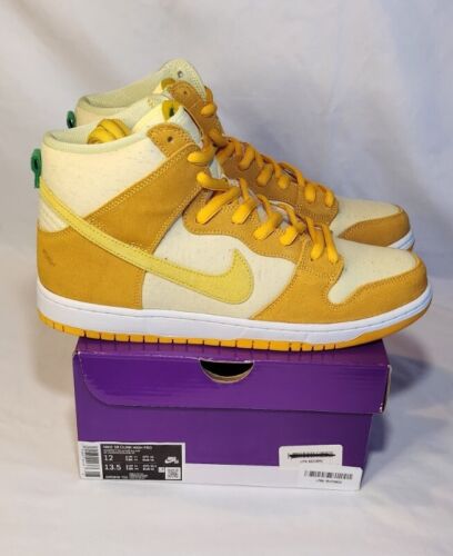 Nike SB Dunk High Pro Fruity Pack - Pineapple | Mens Size 12 | University Gold