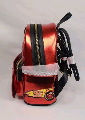 Loungefly Disney Pixar Cars Lightning McQueen Mini Backpack RARE! Ships FAST!!!