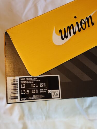Nike Cortez SP x Union Sesame - Mens Size 12 - High Quality Suede and Leather