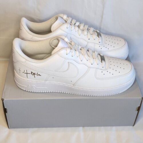 Nike Air Force 1 x Travis Scott Utopia Album -Mens Size 12- Low Top Triple White