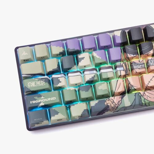 Higround x One Piece ZORRO 68-Key Keycap Set | SUPER RARE! | Ships FAST! 🔥NEW