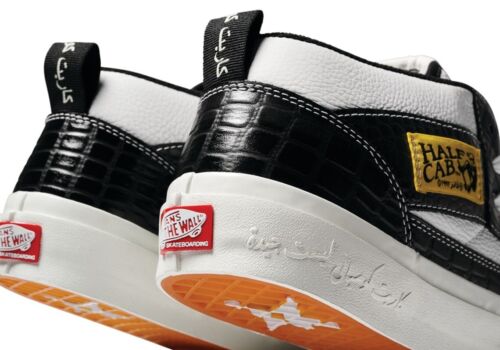 Vans x Carpet Company Skate Half Cab | Mens 10.5 | Black Croc Embossed Leather
