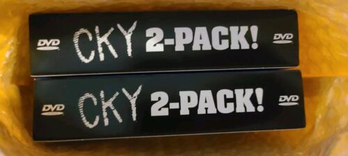 CKY 2 Pack DVD Box Set SIGNED By BAM MARGERA April Phil Trilogy Round 1 & 2 NEW!