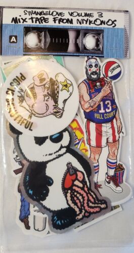 Strangelove Stickers Volume #3 Mixtape - Captain Spalding Panda Jesus Elf Pigs