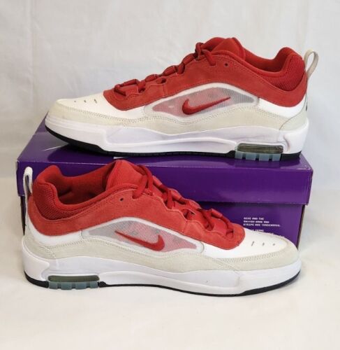 Nike SB Air Max Ishod Wair 2 | Mens Size 12 | Summit White Cream Varsity Red