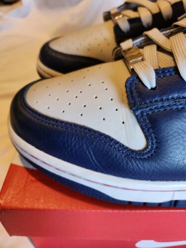 Nike Dunk Low Retro EMB x NBA 75th Anniversary x Brooklyn Nets Mens Size 12 USED