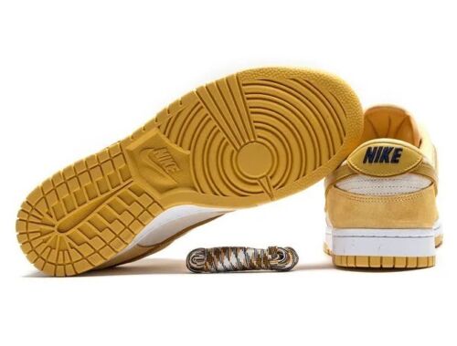 W Nike Dunk Low LX Gold Suede Mens Size 11.5 /Womens 13 Extended Size A+ QUALITY