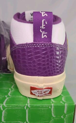 Vans x Carpet Company Skate Half Cab | Mens 9.5 | Purple Croc Skin Marshmallow