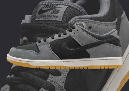 Nike SB Dunk Low Pro Dark Smoke Grey | Mens Sz 12 | Gum Bottom + 2 Laces π₯π₯