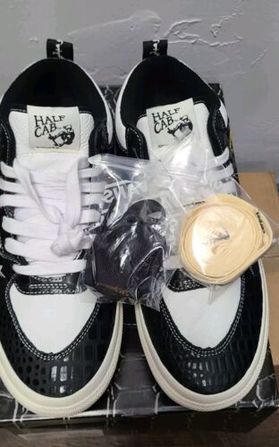 Vans x Carpet Company Skate Half Cab | Mens 10.5 | Black Croc Embossed Leather