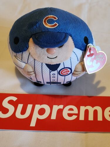 SUPREME x TY Beanie Baby - FW22 2022 + Chicago Cubs Beanie + Sticker Bundle