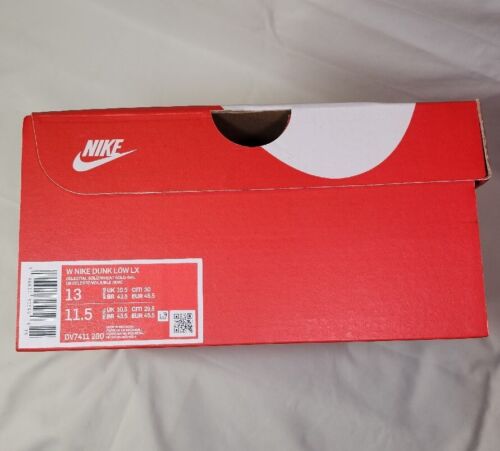 W Nike Dunk Low LX Gold Suede Mens Size 11.5 /Womens 13 Extended Size A+ QUALITY