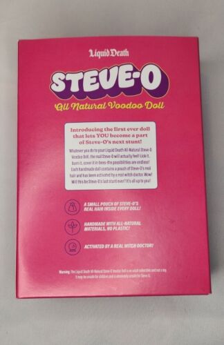 Liquid Death x Steve-O VooDoo Doll Actually Steveos Hair In This Doll Crazy Rare