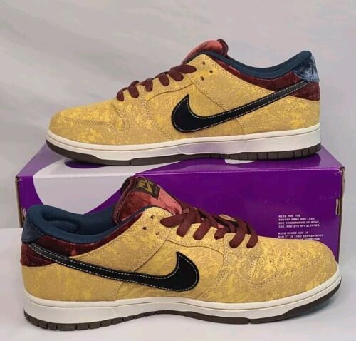 Nike SB Dunk Low City Of Cinema | Size 13 | Red Velvet Gold Wheat SHIPS TODAY!