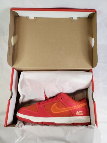 Nike Dunk Low ATL Atlanta | Mens Size 12 | University Red Bright Crimson HOT🔥