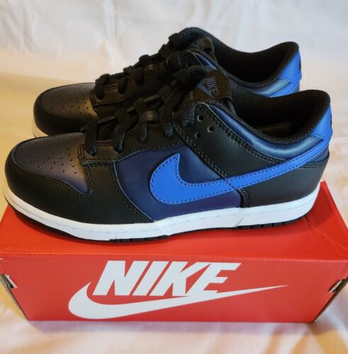 Nike Dunk Low Midnight Navy Game Royal Mens Size 3Y / Women's 4.5 BRAND NEW!