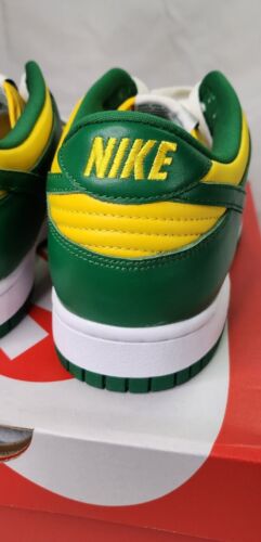 Nike Dunk Low SP Brazil 2020/2024 Green Yellow | Mens Size 9.5 | ✅️ Ships FAST