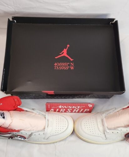 Awake NY x Jordan Air Ship PE SP | Mens 12 | University Red White Jordan Hangtag