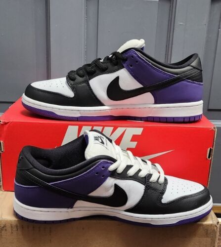 Nike SB Dunk Low Pro Court Purple | Mens 11.5 | Black White Purple Panda