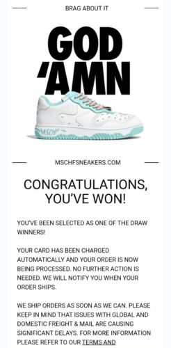 MSCHF Super Normal 2 Mint Mens Size 12 Coke White Green Blue University Red NEW!