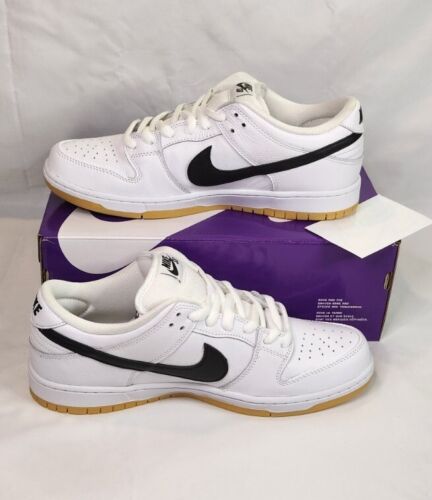 Nike SB Dunk Low Pro White Gum | Mens Size 13 | White Black Gum Pack SHIPS FAST