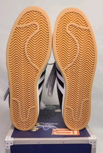 Korn x Adidas Superstar Black Gum | Mens Sz 14 | 30th Anv Red Pick + PURP Laces!