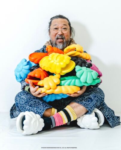 Takashi Murakami Ohana Full-Bloom Raspberry Rose | Mens 12 | Soft Pink Foam š„
