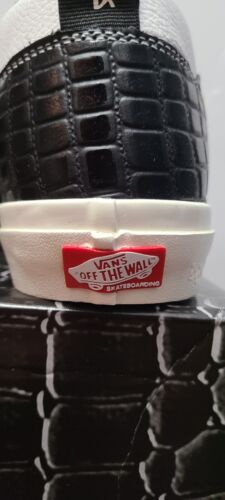 Vans x Carpet Company Skate Half Cab | Mens Sz 11 | Black Croc Embossed Leather