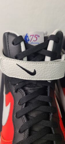 Nike Air Force 1 High '07 LV8 NBA 75th Ani | Mens 12 | Red Black Grey Fog RARE!