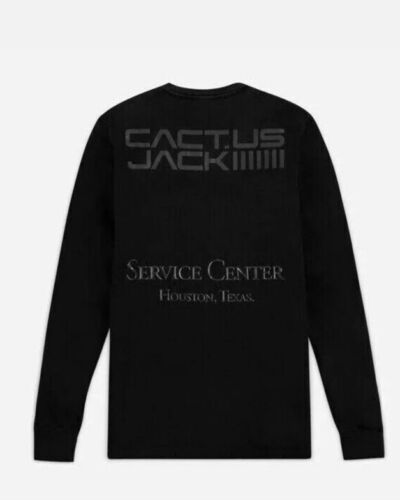 Nike x Travis Scott Cactus Jack NRG BH LS T-Shirt Size Large NWT Black