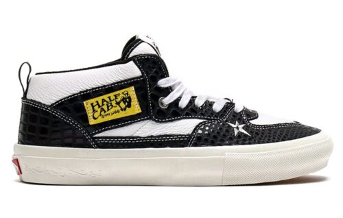 Vans x Carpet Company Skate Half Cab | Mens 10.5 | Black Croc Embossed Leather