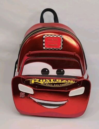 Loungefly Disney Pixar Cars Lightning McQueen Mini Backpack RARE! Ships FAST!!!