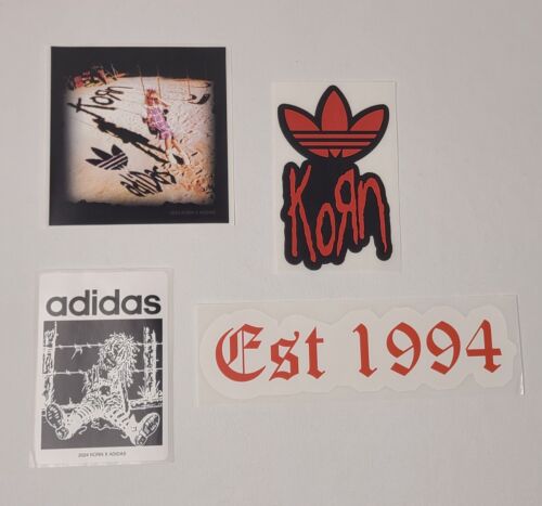 Korn x Adidas Sticker Pack From Every Collab - 12 Stickers - Super RARE! 🔥