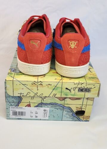 Puma x One Piece Suede 'BUGGY' | MENS SZ 12 | Ultra Red Anime Collab Ships FAST!
