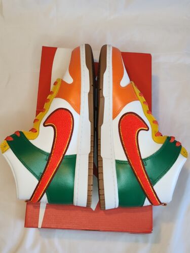 Nike Dunk High Retro University 7-11 Habanero Red Mens Size 12 Brand New